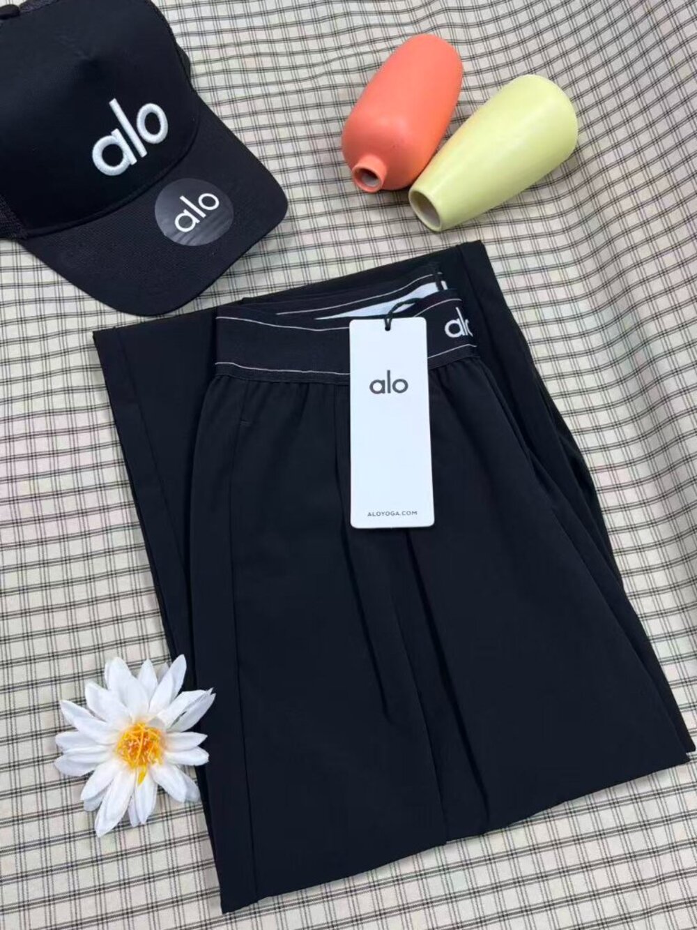 🆕Alo Yoga Suit Up Trouser Black Regular🖤 Loose Fit Pants - Picture 10 of 13